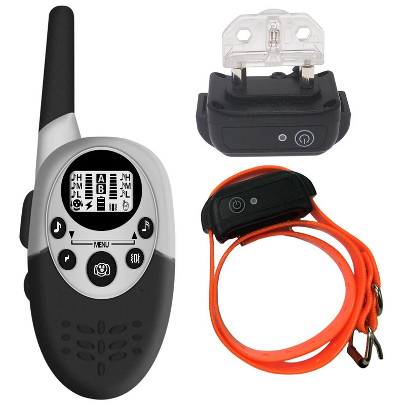 1000m M86 Електрически нашийник за обучение на кучета Водоустойчив акумулаторен дистанционен домашен любимец за всички размери Шок Вибрационен звук 40% НАМАЛЕНИЕ