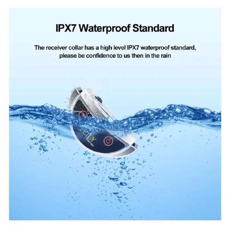 Вибриращ нашийник за котки с дистанционно управление, нашийник за обучение на котки и кучета с обхват 1600 фута за малки и средни кучета, вибрационен звуков сигнал, водоустойчив нашийник за кучета