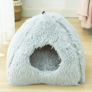Κρεβάτι Dog House Cave Μαλακό ζεστό βελούδινο μαξιλάρι για κατοικίδια Σκηνή για κουτάβια Κουνέλια Ινδικά χοιρίδια Μικρά ζώα