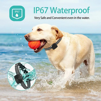 Устройство против лай на домашни кучета USB ултразвуков интелигентен електрически нашийник за обучение на кучета Вибрация на кучета Водоустойчив нашийник Консумативи