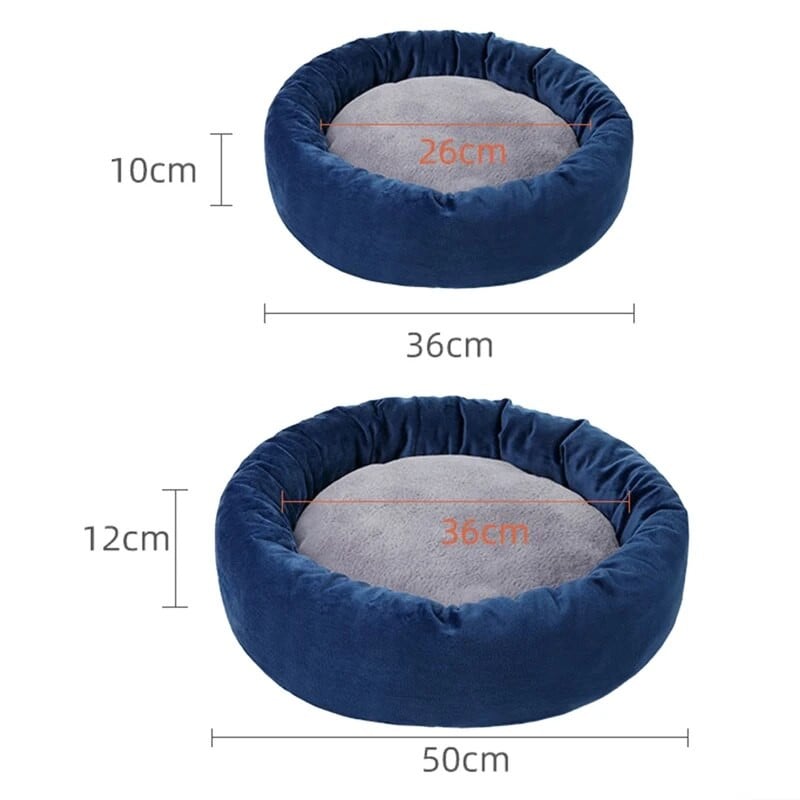 ново супер меко кучешко легло за котка, постелка, кръгла възглавница, подобрен сън за малки кучета, аксесоари за спане на домашни любимци