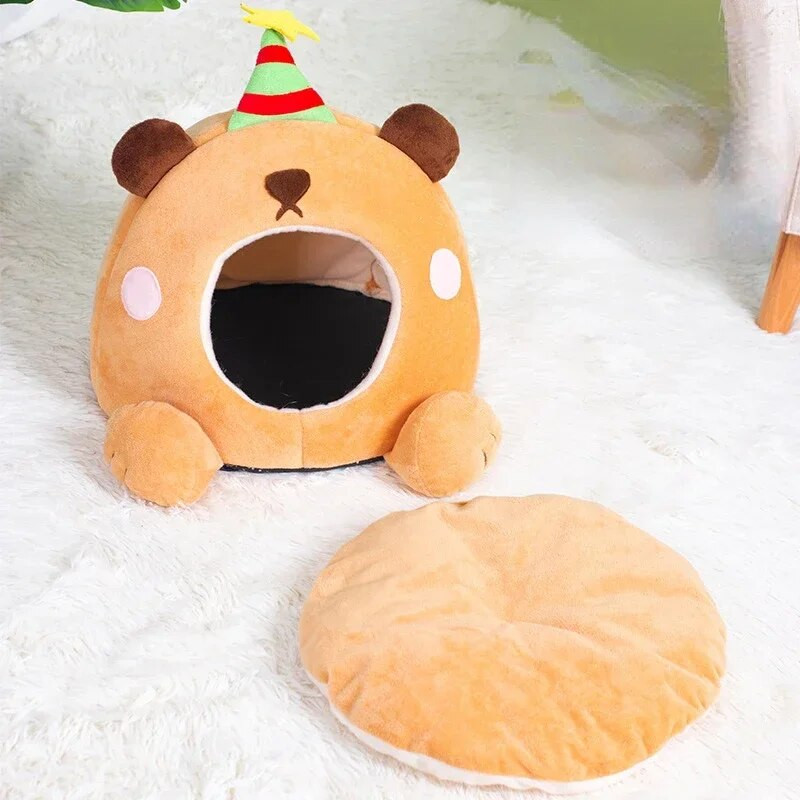 Four Seasons Общо Удобно гнездо за котки Топло гнездо Триизмерно гнездо за кучета Може да се мие Гнездо за кучета и котки за домашни любимци