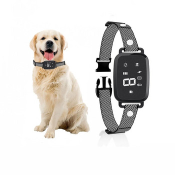 За 1 куче Smart Automatic Shock Collar Training Touch Digital Display Акумулаторно водоустойчиво устройство за обучение на кучета Нашийник за домашни любимци