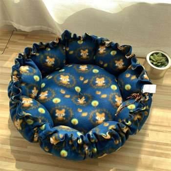 Ρυθμιζόμενο κρεβάτι για κατοικίδια Φωλιά για κατοικίδια Μαξιλάρι για κατοικίδια για γάτες Κουτάβια Προμήθειες Κορδόνι περίσφιξης Creative Soft Warm Nest Διπλής χρήσης