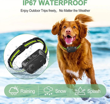 Устройство против лай за домашни кучета Електрически нашийник за обучение на кучета Нашийник за кучета USB Зареждаема спирачка на лаенето Вибрация Устройства против лай