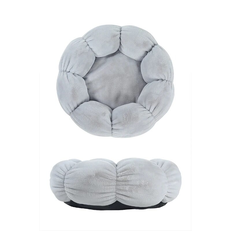 40 см цвете Ултра меко плюшено легло за котки Кошница за кучета Вътрешни уютни легла за домашни любимци Зимна топла къща Спален чувал Възглавница Кошница