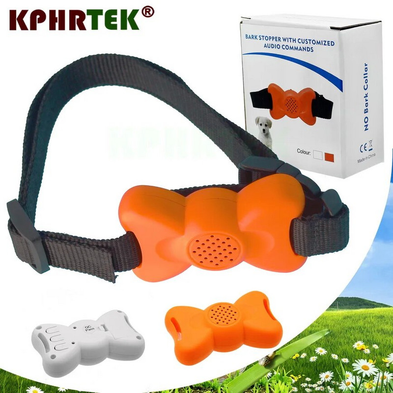 No Shock Anti Bark Collar Bark Stopper Vibration No Bark Collar 15-28nf