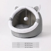 Meleg téli online híres macskafészek kutyakennel levehető macskakellékei. Cat Ear Nest Four Seasons General Félig zárt macskafészek