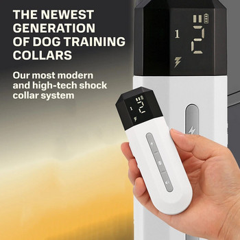 Ηλεκτρικό κολάρο εκπαίδευσης σκύλων 800M Επαναφορτιζόμενο κολάρο κατά του φλοιού Τηλεχειριστήριο κραδασμών ήχου για μικρά/μεσαία/μεγάλα σκυλιά