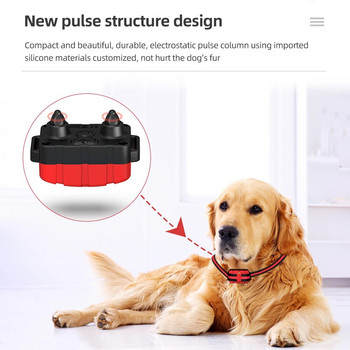 500 м електрически нашийник за обучение на кучета Водоустойчив акумулаторен нашийник против лай за контрол на кучета за кучета Електрошок