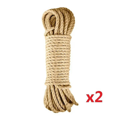 10M frânghie din sisal naturală pentru zgâriat pisici frânghie copac zgâriat bricolaj jucărie labe gheare mobilier protector zgâriat stâlp accesorii pisici