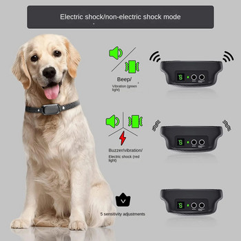 Dog Barker Anti-cat Pet Barking Rechargeable Automatic Intelligent Dogs Training Collar Electric Shock Vibrator