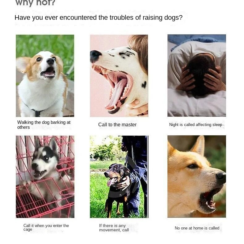 Koerahaukumisvastane kassi haukumine Laetav automaatne intelligentne koerte treenimisrihm elektrišoki vibraatori tarvik