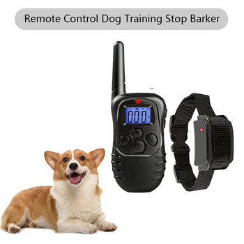 300M Dog Barking Collar Anti-Bark Electric Shock Collar αδιάβροχο 4 Training Modes No Bark Collar Dog Training Supplies