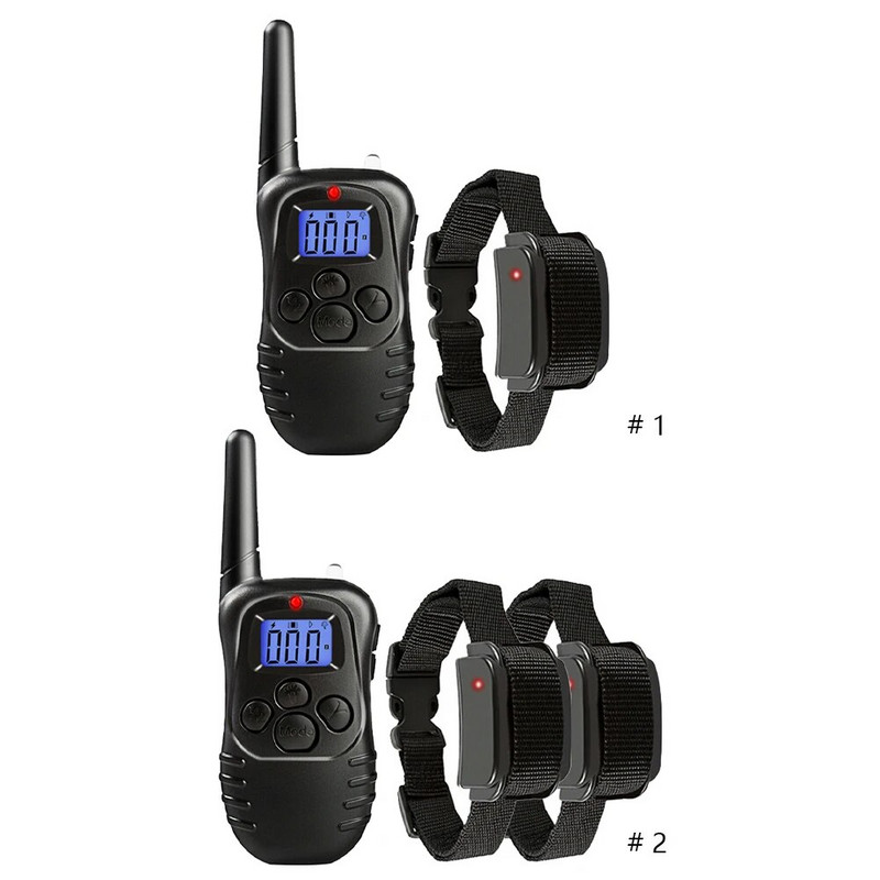 300M koera haukumisvastane kaelarihm haukumisvastane elektrišoki kaelarihm veekindel 4 treeningrežiimi ilma haukumiseta kaelarihma koera koolitustarbed