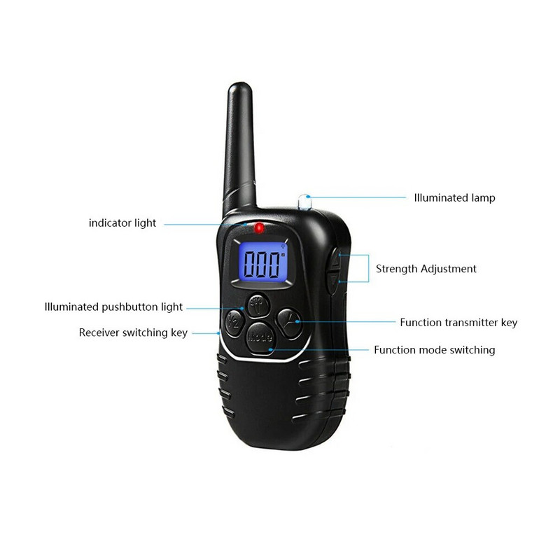 300M koera haukumisvastane kaelarihm haukumisvastane elektrišoki kaelarihm veekindel 4 treeningrežiimi ilma haukumiseta kaelarihma koera koolitustarbed