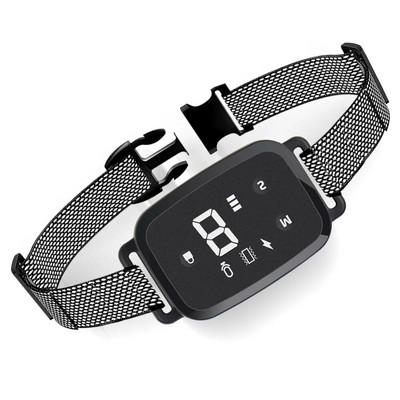 HD digitaalne ekraan Nutikas automaatne elektriline haukumise tõkesti haukumisvastane koera kaelarihm elektrooniline treeningkaelarihm IP67 laetav