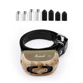 ABQP koeratreeningu kaelarihma tarvikud Elektrišokk Koertevaba rihm suurtele koertele Koerte varustustarvikud Vibratsioonihelišokk