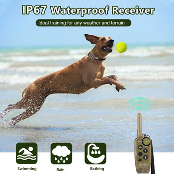 ABQP Аксесоари за нашийник за обучение на кучета Електрически удар Каишка без лай за големи кучета Консумативи за кучешко оборудване Вибрационен звуков шок