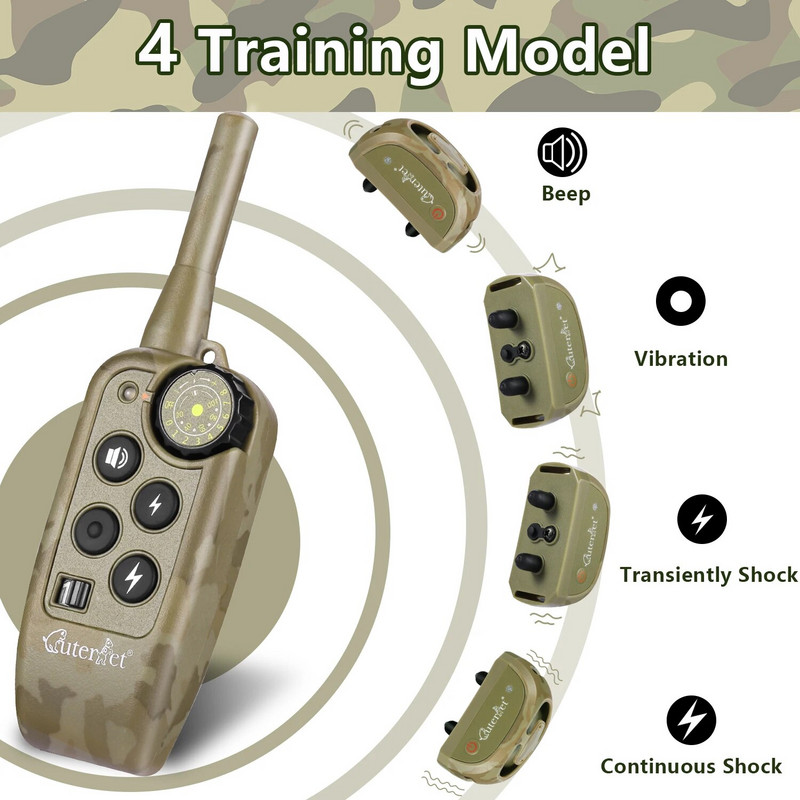 ABQP koeratreeningu kaelarihma tarvikud Elektrišokk Koertevaba rihm suurtele koertele Koerte varustustarvikud Vibratsioonihelišokk