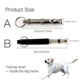 Регулируема свирка за кучета Pet Dog Training Obedience Whistle Sound Repeller Stop Barking Control for Dog Training Възпиращ свирка