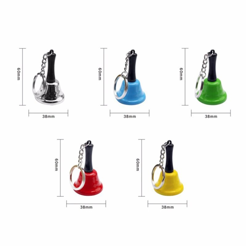1 бр. 38 мм Коледно ръчно звънче Стоки за домашни любимци Тренировъчни метални звънчета Котки и кучета Декоративни звънчета за вечеря