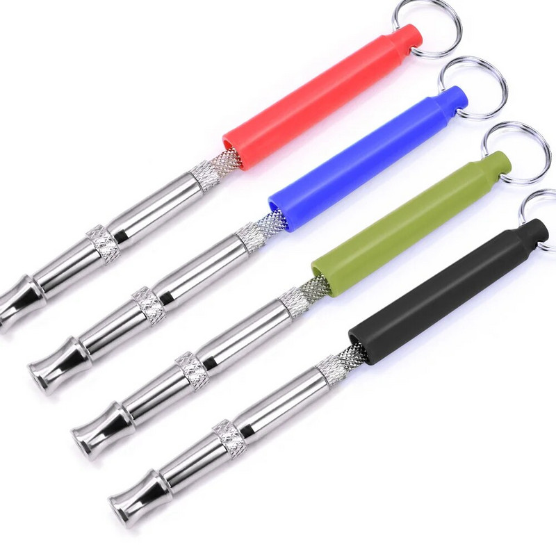 Puppy Dog Training Whistle Аксесоари за домашни любимци Преносими флейти Whistles Stop Barking Регулируеми интерактивни играчки за кучета Стоки за домашни любимци