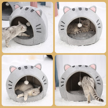 Κρεβάτι Super Cat Ζεστό Σπίτι για Κατοικίδια Γατάκι Σπήλαιο Μαξιλάρι Γάτας Σπίτι για Γάτα Ζεστό Sleeping Σκυλί Σκηνή Καλάθι Μικρό Σπίτι Σκύλου Κρεβάτι για γάτες