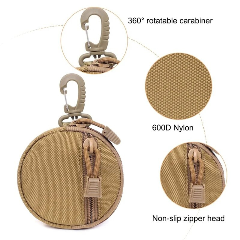 Преносима чанта за лакомства за кучета Тактическа, издръжлива, лека торбичка за храна за домашни любимци с въртящ се карабинер за кученца, консумативи за домашни любимци