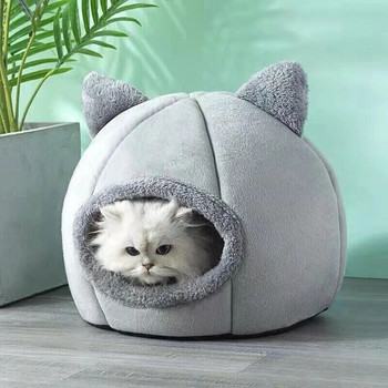 Pet Tent Cave Κρεβάτι για γάτες Μικρά σκυλιά Αυτοθερμαινόμενη Σκηνή γάτας Κρεβάτι Καλύβα γάτας Άνετο κρεβάτι για κατοικίδια