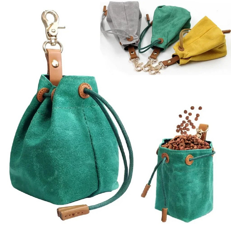 1PCS Pet Portable Dog Toy Bag Holder Walk Carry Outdoor Training Snack bag Puppy безплатно дърпане с въже с две ръце