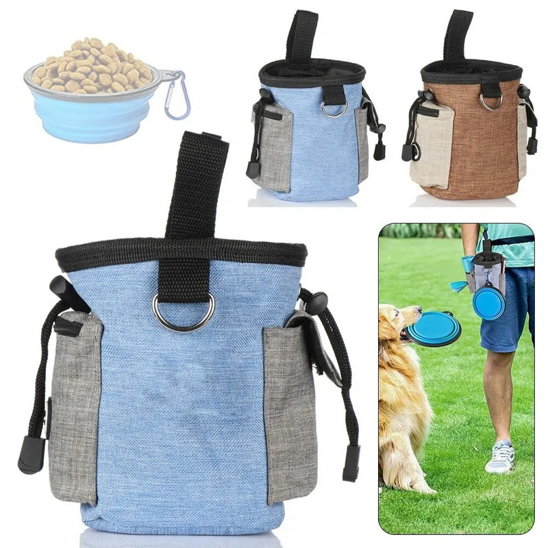 Šuniukų naminių šunų paklusnumo treniruotės skanėstų pašarų jaukų maistas užkandžių maišeliai diržo maišeliai