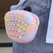 Naminių gyvūnėlių nešiojamas šunų dresavimo juosmens krepšys, skirtas užkandžiams šunims, minkštas silikonas, lauko pašarų laikymo maišelis Maisto apdovanojimų krepšiai vaikščioti