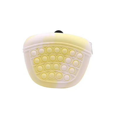 Naminių gyvūnėlių nešiojamas šunų dresavimo juosmens krepšys, skirtas užkandžiams šunims, minkštas silikonas, lauko pašarų laikymo maišelis Maisto apdovanojimų krepšiai vaikščioti