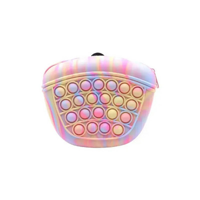 Naminių gyvūnėlių nešiojamas šunų dresavimo juosmens krepšys, skirtas užkandžiams šunims, minkštas silikonas, lauko pašarų laikymo maišelis Maisto apdovanojimų krepšiai vaikščioti