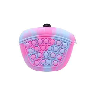 Naminių gyvūnėlių nešiojamas šunų dresavimo juosmens krepšys, skirtas užkandžiams šunims, minkštas silikonas, lauko pašarų laikymo maišelis Maisto apdovanojimų krepšiai vaikščioti