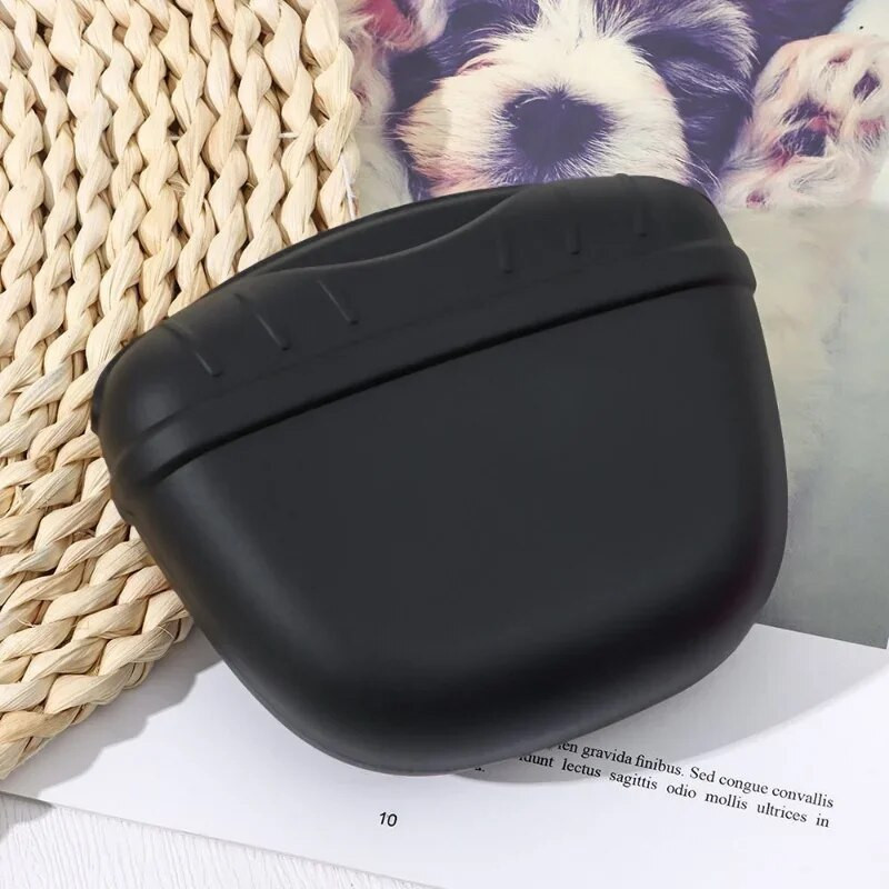 Silikoniniai šunų vaišių maišeliai Gyvūnų dresūrai juosmens krepšys šunų pasivaikščiojimo krepšys paklusnumas judrumas lauke pašarų saugojimas maisto apdovanojimas juosmens krepšiai