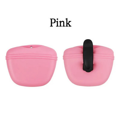 Silikoninis šunų skanėstų krepšys naminiams gyvūnėliams nešiojamas šunų dresūros juosmens krepšys lauko tiektuvas šuniukų užkandžių maišelis Maisto apdovanojimų laikymo krepšys naminių gyvūnėlių reikmenys