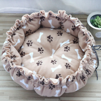Creative Soft Warm Pet Bed Nest Dual-Use Adjustable Drawstring Pet Nest Bed Pet Cushion for Cats Puppies Pet Supplies