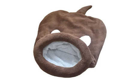 Ζεστό Coral Fleece Γάτα υπνόσακος Κρεβάτι για κουτάβι μικρό σκύλο κατοικίδιο άτριχο χαλάκι γάτας Κρεβάτι ρείθρων Μαλακό ζεστό κρεβάτι ύπνου Προϊόν για κατοικίδια