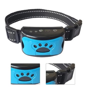 vip връзка USB акумулаторен нашийник за обучение на кучета Ултразвуков нашийник за домашни кучета против лай Стоп лаеща вибрация Водоустойчиви нашийници