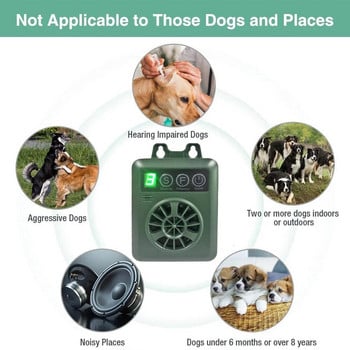Ултразвуков анти-лай агресивно куче отблъскващо устройство за домашни любимци, лаеща запушалка, възпиращ влак, автоматично устройство за спиране на кучешки лай