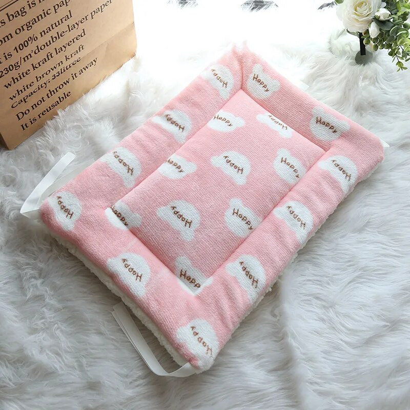 Puha kutyaágy flanel vastagított kisállat hálótakaró kiskutya kutya macska Kanapé párna Kennel mat Téli meleg Háziállatok Szőnyeghuzat