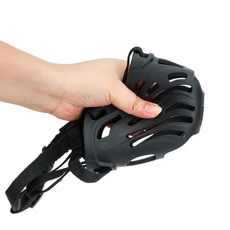 Силиконова кучешка муцуна с регулируема каишка Намордник за домашни любимци против лай Намордник против облизване за средно големи кучета Стоки за домашни любимци