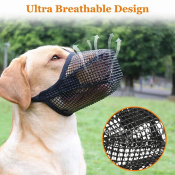 Практичен намордник за домашни любимци Устойчив на износване капак за устата на кучето Устойчив на разкъсване предпазващ от ухапвания капак за устата на кучето против дъвчене