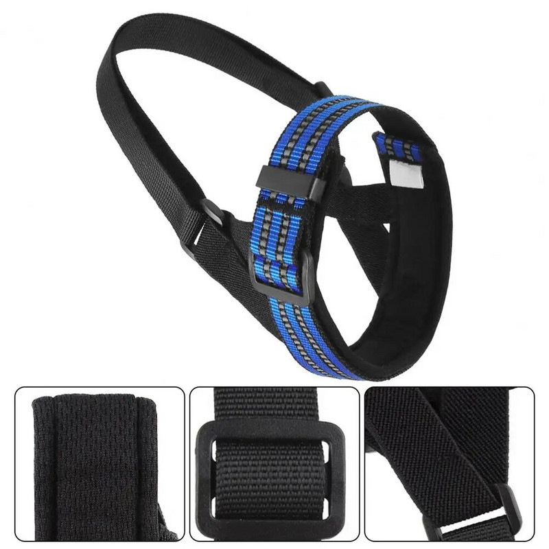 Gyorsan kioldható kutyapofa állítható fényvisszaverő kutyapofa póráz Kényelmes kötőfék kültéri sétákhoz puha orrú póráz háziállattal