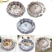 Κρεβάτι για σκύλους Small Medium Dogs Μαξιλάρι μαλακό βαμβακερό χειμερινό καλάθι Ζεστός καναπές σπιτάκι γάτας Κρεβάτι για σκύλους Αξεσουάρ Προμήθειες για κατοικίδια
