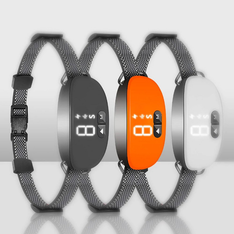 Ugatásgátló nyakörv, újratölthető IP67, vízálló, ugatásgátló oktatónyakörv nagy, közepes kisméretű kutyák számára, kisállat kellékek