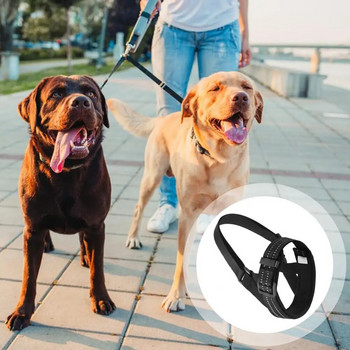 Ρυθμιζόμενο ρύγχος σκύλου με ρυθμιζόμενο αντανακλαστικό λουρί σκύλου για άνετες υπαίθριες βόλτες Εύκολο στη χρήση