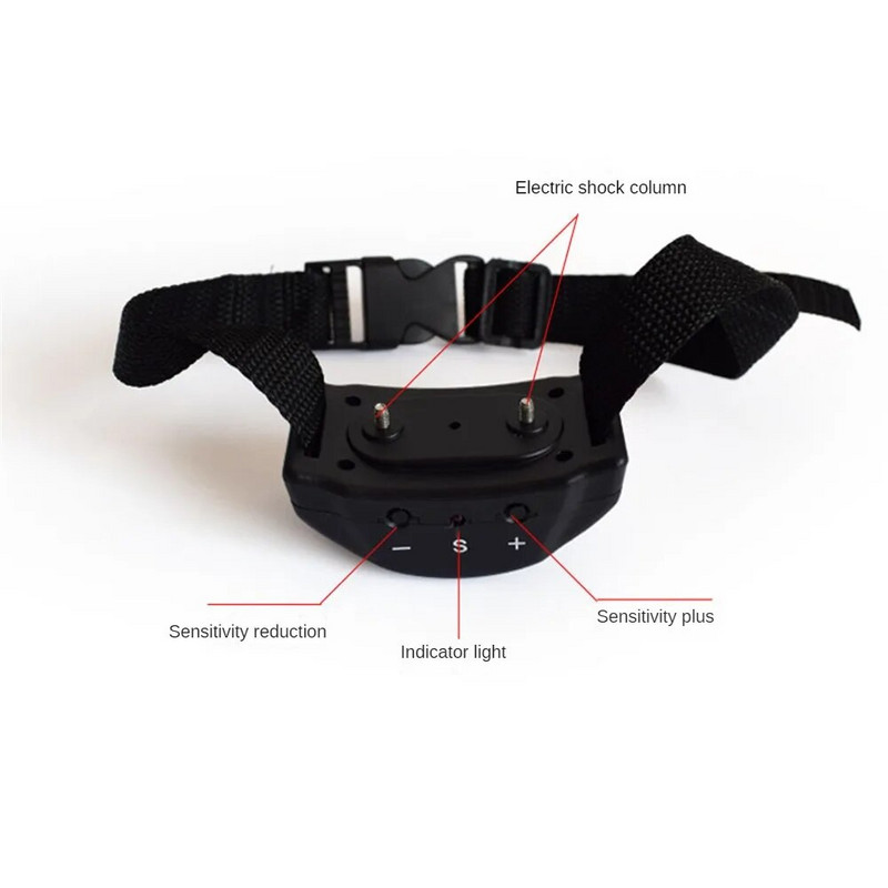 Kutsikate koolitus Elektrišokk Haukumise Stop Automaatne koera haukumise vastane kaelarihm Haukumisvastane Koera kaelarihm Lemmikloomatarbed Koeratreener